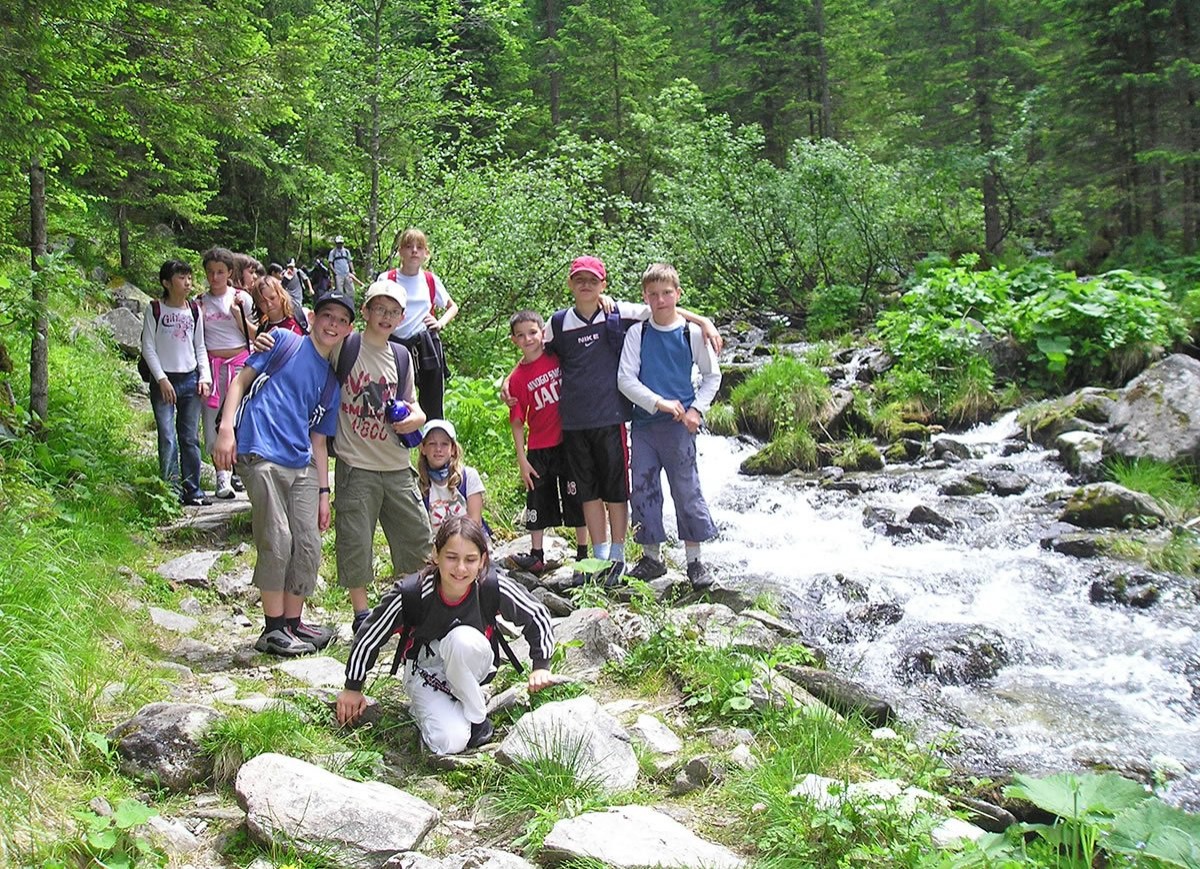 Wanderungen mit der Schulgruppe